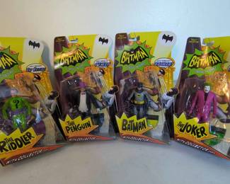 Bateman Classic TV Series Batman, The Joker, The Penguin  The Riddle 