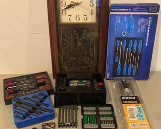 Snapon Quartz Clock, Battery Tender, Craftsman , And More