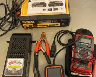 DeWalt, Snapon, Schumacher, and Foxwell Chargers And Testers