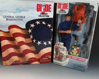 GI Joe George Washington Classic Collection And US Coastguard Figures