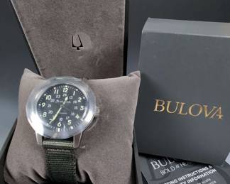 Bulova Mens Hack Watch, New with Tag