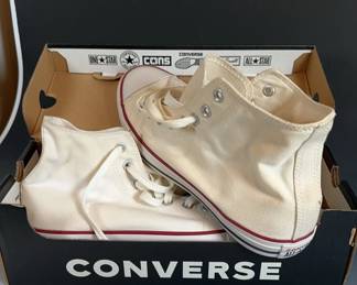 White Converse High top Canvas Mens Shoes