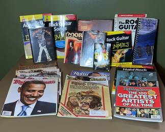 Rock And Roll, Guitar Related Magazines And Books