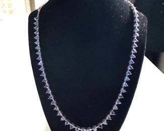 Natural Tanzanite Necklace