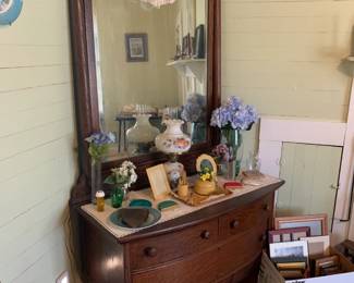 Dresser and mirror 