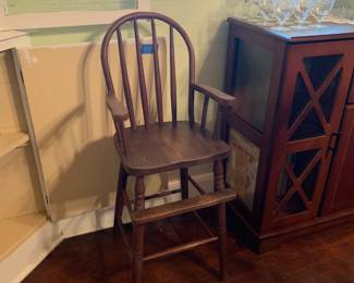 Antique highchair 