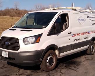 2015 Ford T250 Transit Van, VIN 1FTNR1ZG6FKB07696, Mileage Showing On Odometer 165,661, Missouri Title 