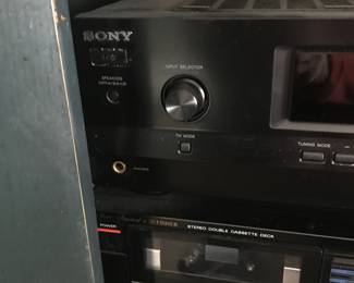 Stereo 
Sony audio control center
