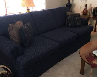 Navy Blue sofa  there is a matching loveseat 
