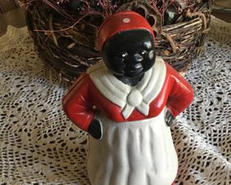 Aunt jamima cast iron bank vintage