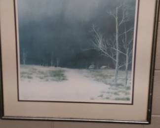One of many Herb Jones framed prints.