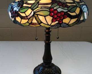 Beautiful leaded glass table lamp
