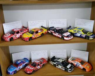 Diecast Nascar models (some autographed by the driver)