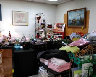 Snap shot of the "Bargain Box" where things are greatly discounted throughout the sale.