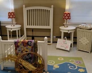 Unique white furniture for your special princess.