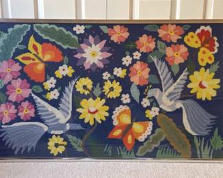 Vintage CrossStitch Wall Hanging