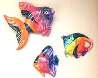 Colorful Mexican Fish Wall Art 