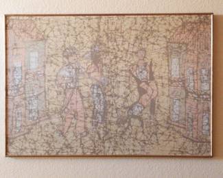 Framed Batik