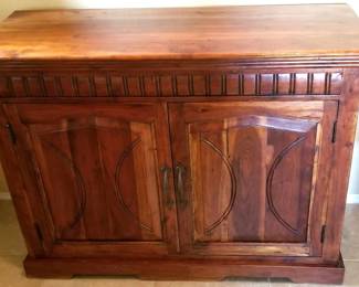 Beautiful Wood Wine Cabinet