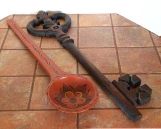 Carrved Key Mexican Spoon