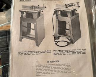 Rockwell Wood Shaper – Part Number 1088291
