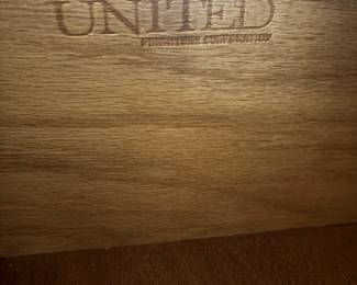 United Furniture Company Bedroom Set