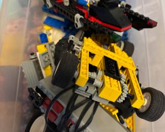 Assortment of Lego Technics Parts