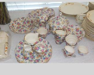 Vintage CHINTZ China Set