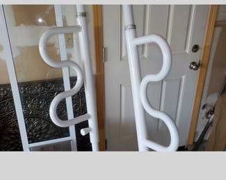 $100.00 each. There are 2 of these...  Stander Wonder Pole, Security Pole and Curve Grab Bar, Tension Mounted Floor to Ceiling Transfer Pole for Seniors,  Bathroom Safety Assist and Stability Rail,