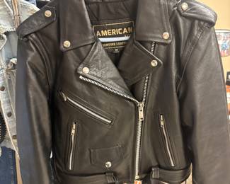 Ladies and mens leather jackets