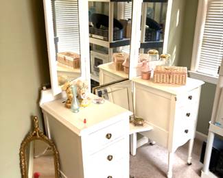 Antique painted dresser