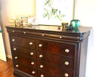 Tall dresser with 9 drawers by Vaughan Bassett