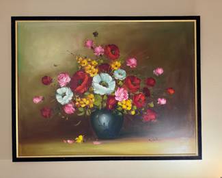 Vintage painting by R. White