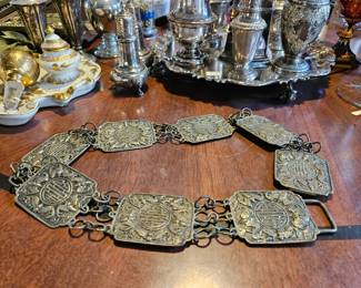 Small belt. Chinese. Metal unknown.