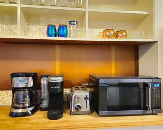 Modern day kitchen accessories bring us back to the present.