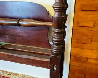 Four poster head and foot sections. No side rails.