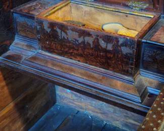 Right side has a fitted box that may have been added at a later date.