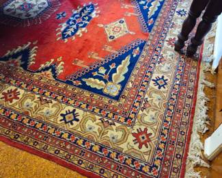 One of several Persian rugs
