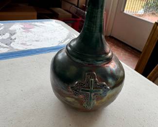 Metal vase