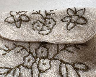 Vintage Belgium beaded purse
