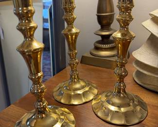 Brass candlesticks