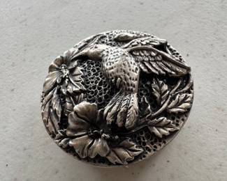 Pewter…not a pill box, but a purse tape measure 🤪