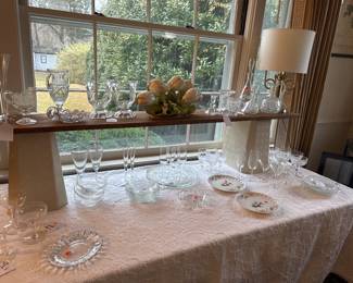 Crystal in the dining room
