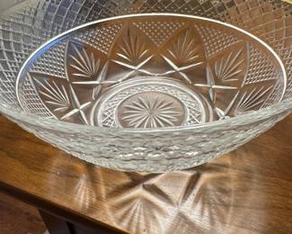 Pressed glass bowl