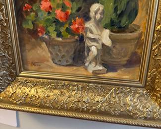 Small oil on board sketch
