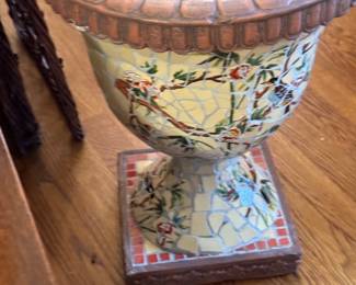 Mosaic urn