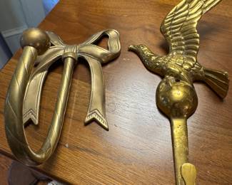 Brass hooks