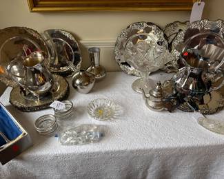 Silver in the dining room