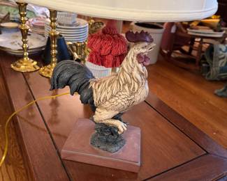 Rooster lamp