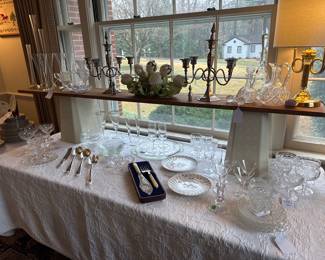 Crystal in the dining room